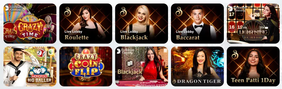 Jeux de casino en direct CASINO PINNACLE