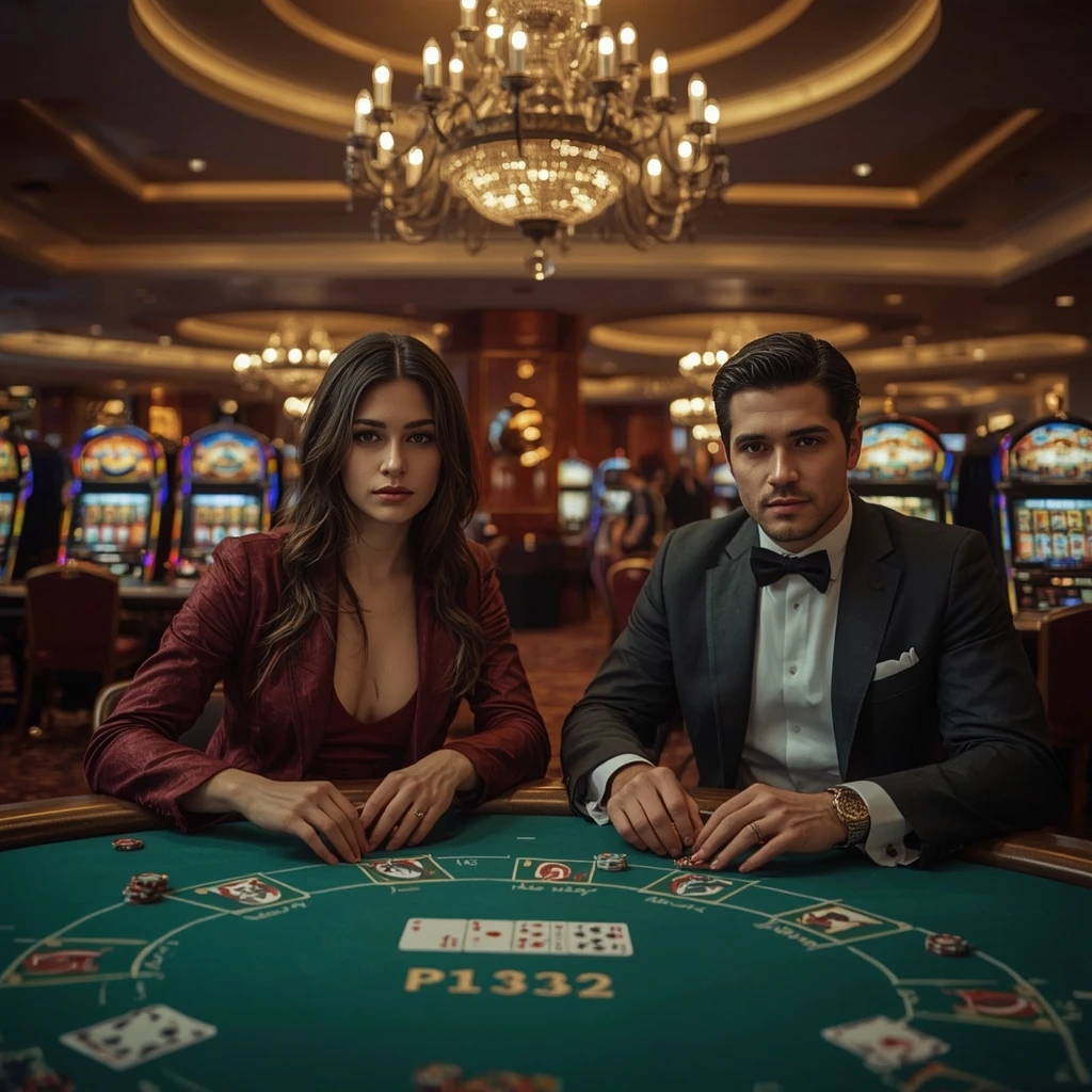Deux joueurs de poker au CASINO PINNACLE